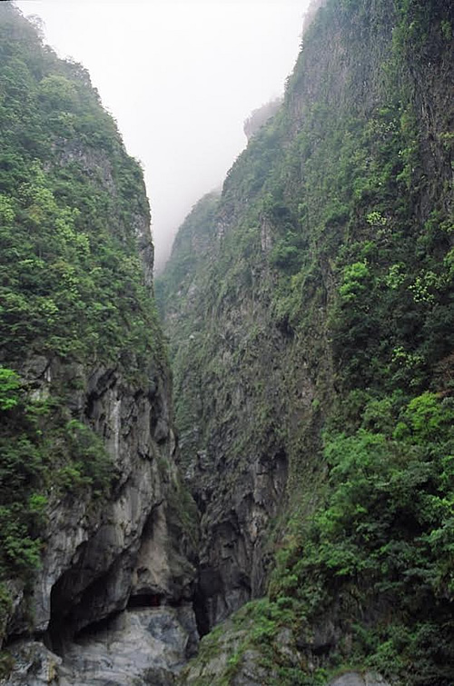 Spectacular Taroko gorge in Taiwan.