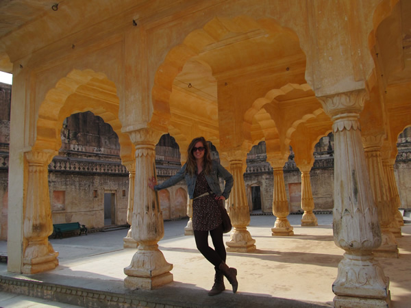 Author while on her internship in Jaipur City, India.