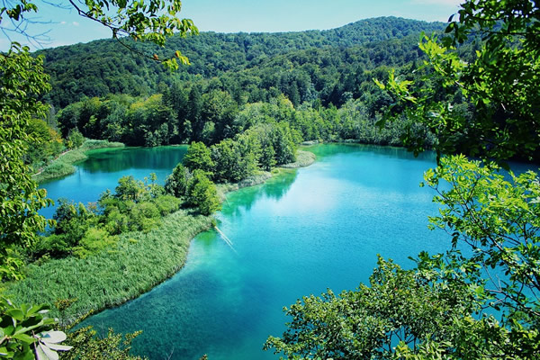 Plitvice Lakes in Croatia.