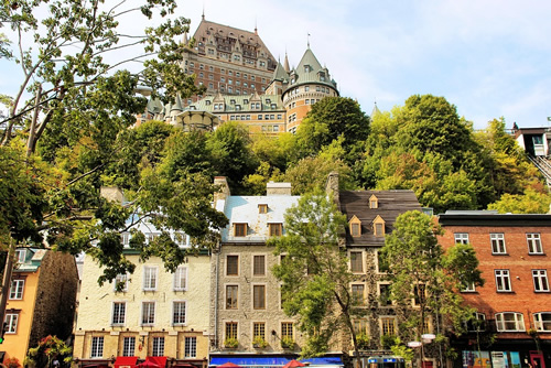 A view of old Quebec city.