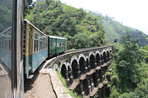 Solo woman train travel in India.