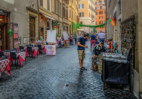 Accelerating Italian language learning while in the streets of Rome
