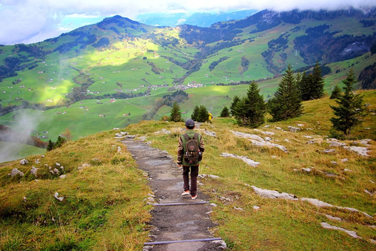 Good health and attention to safety when hiking in the Alps is important.