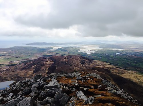 View of Muckish Mountain, Northern Ireland.
