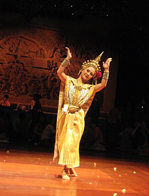 A Thai Dancer.