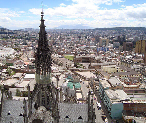 Quito from above