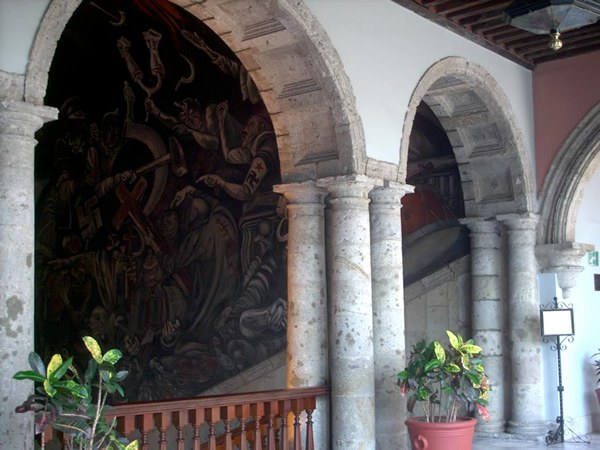 A portico in Guadalajara.