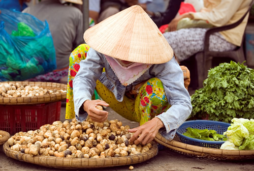Market in Vietnam