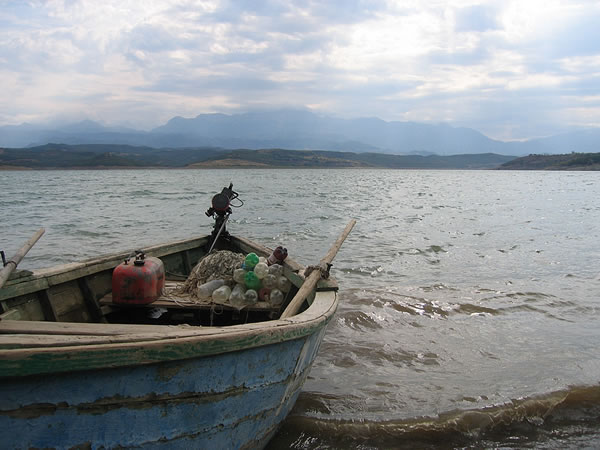 Boat in Albania