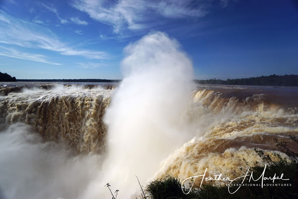 Iguazu Falls on the Argentina side.