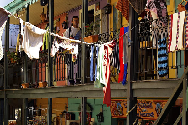 Caminita neighborhood of Buenos Aires