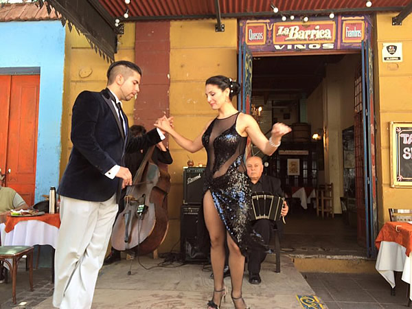 Tango dancing in Buenos Aires, Argentina.