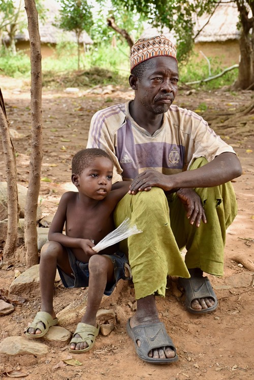 Dowayo medicine man and his son