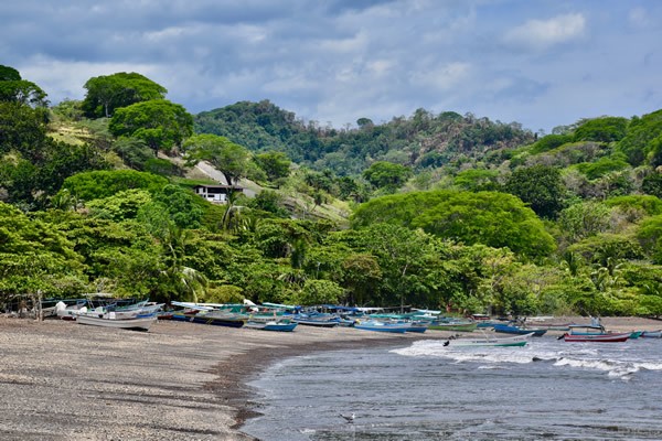 Tarcoles beach in Costa Rica