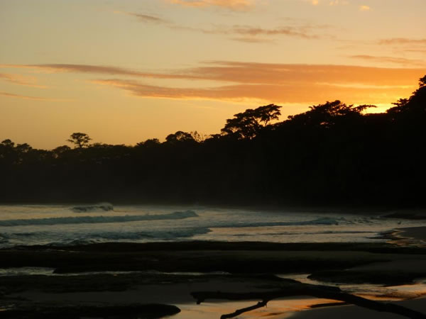 Sunrise on the Caribbean coast