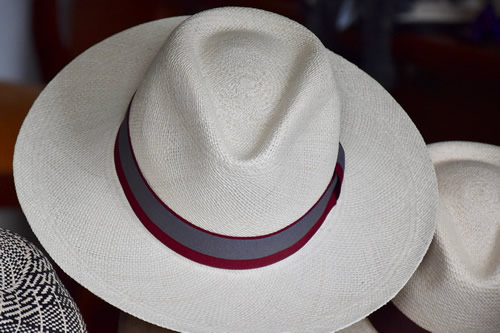 The famous Ecuadorian "Panama" hat