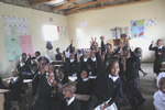 Volunteer teaching in Tanzania