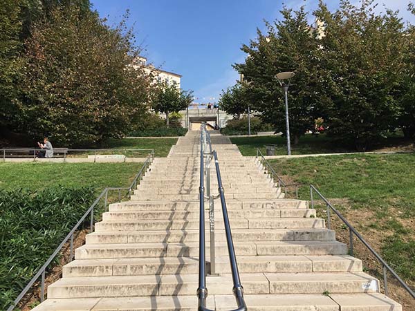 Stairs in France.