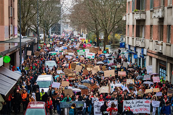 Protests in France.