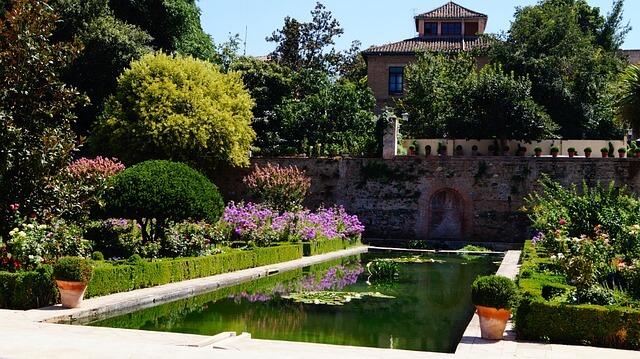 Granada, Spain, garden