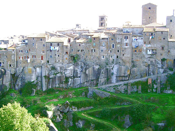 Village in the Tuscia region of Italy.