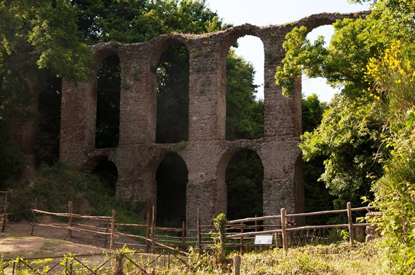 One of the many ruins in the region of Tuscia, Italy.