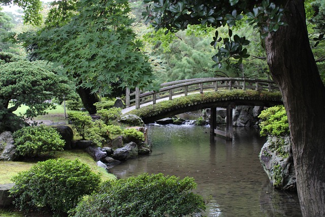 Zen garden in Japan.