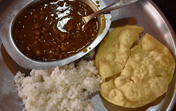 Popular South Indian breakfast: puttu