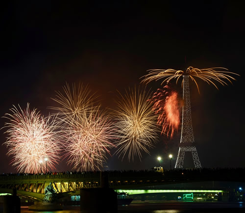 Bastille Day Fireworks on the 14th of July