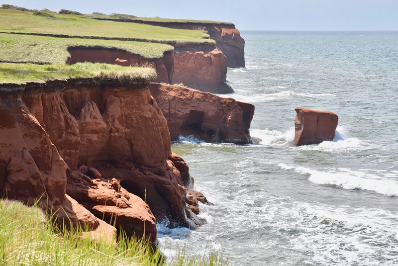 Magdalen islands in Canada