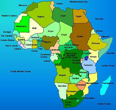 Map of Africa