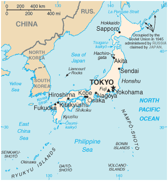 Map of Japan