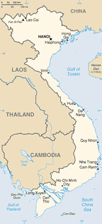 Map of Vietnam