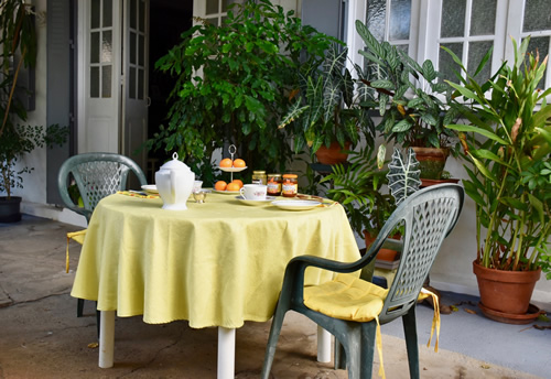 A homey feeling at a local rental in Martinique.