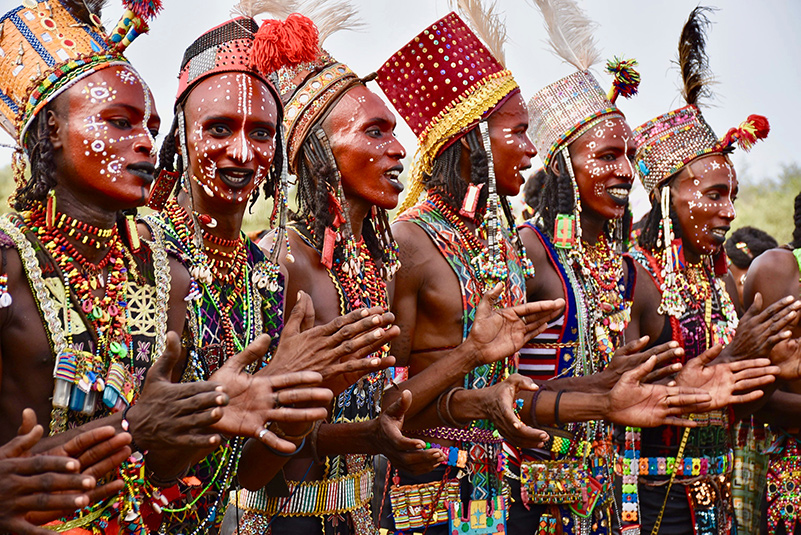 Wodabe men dancing in Chad