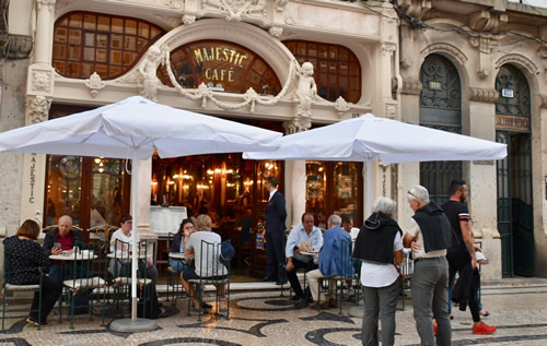 Majestic cafe in Porto, Portugal.