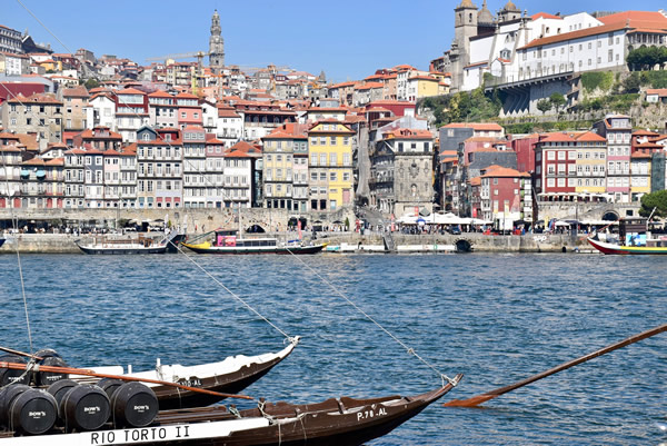 Old Porto seen from Vila Nova Gaia in Porto.