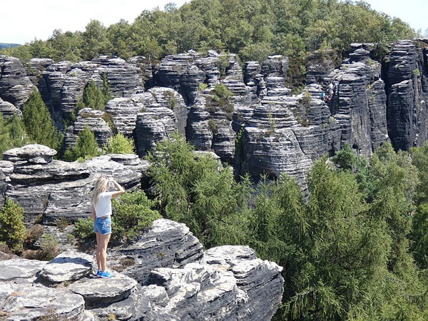Bohemian Switzerland National Park in the Czech Republic.