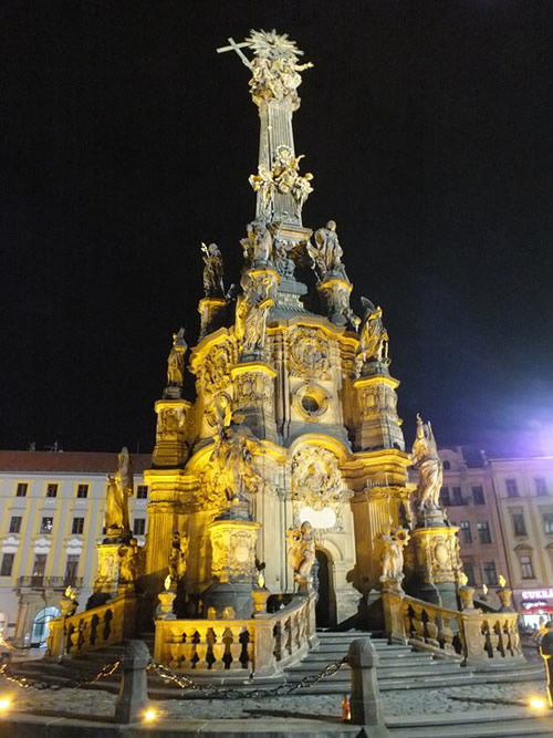 Holy Trinity Column in Olomouc in the Czech Republic.