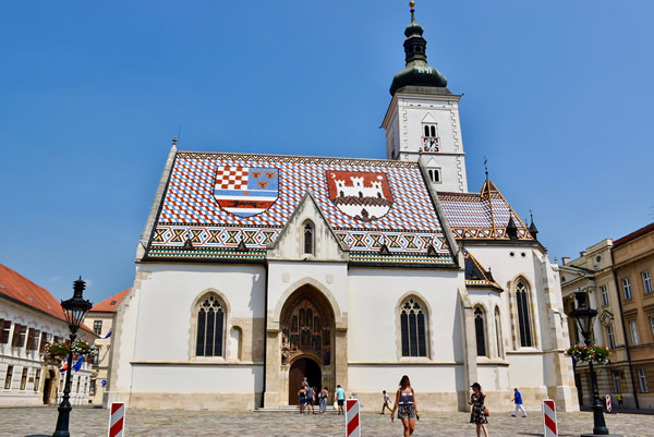 St. Marks church in Zagreb.