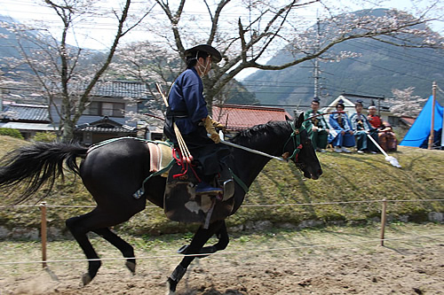 Traditional horse archery in Tsuwano