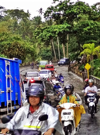 Bali during rainy season