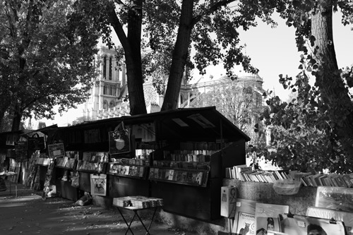 Living in Paris and walking along river Seine