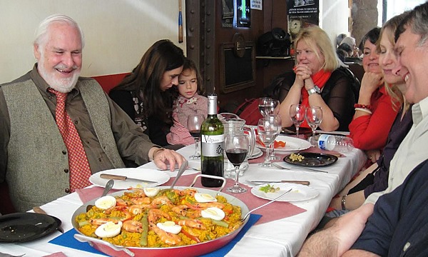 Enjoying paella is a ritual in Spain