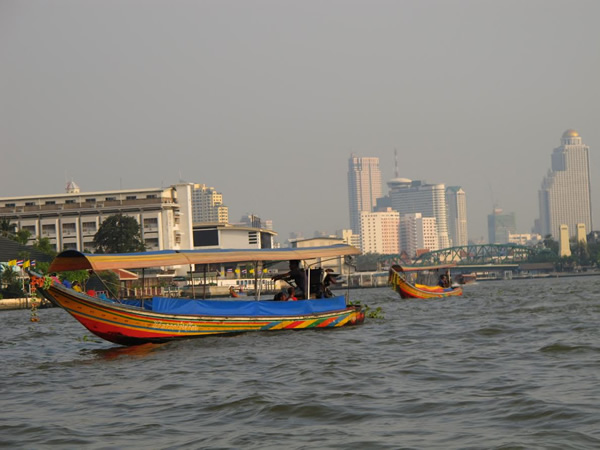 Bangkok, Thailand canal boats.