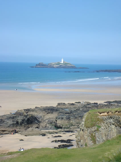 Seaview from Cornwall, England.