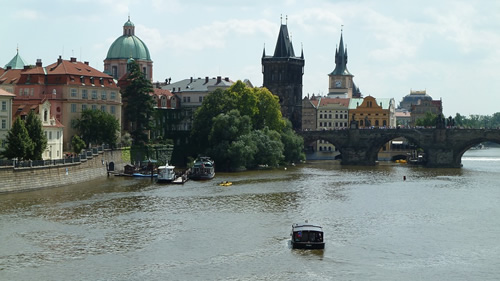 The old town of Prague in the morning