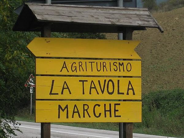 Agriturismo La Tavola March in Italy.