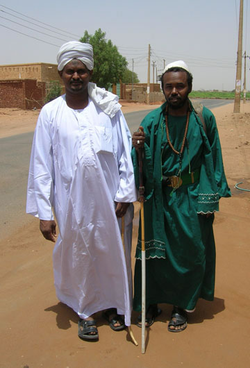 Sudanese men in Mygoma, a suburb near my home in Khartoum North.