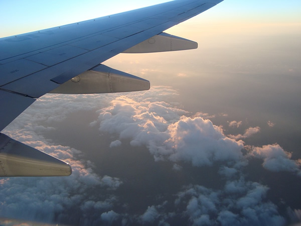 Flying over the Amazon